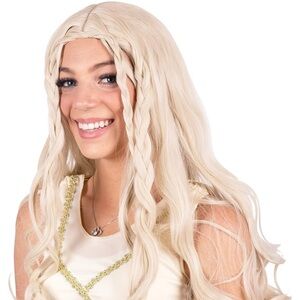 Targaryen Braided Platinum Blonde Long Wig